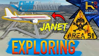 Exploring Area 51 - MSFS 2020