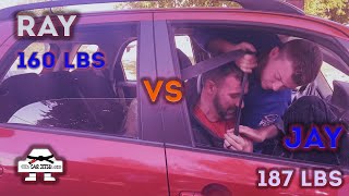 Car Jitsu 9: Ray vs Jay (white belt and blue belt)