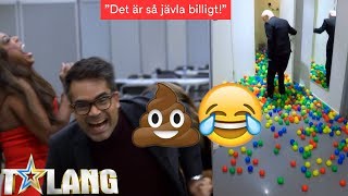 David Batra toalettprankar Alexander Bard i Talang