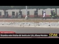Disturbios entre hinchas del América de Cali y Alianza Petrolera Disturbios entre hinchas del América de Cali y Alianza Petrolera
