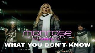 Watch Monrose What You Dont Know video