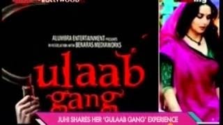 Juhi,Madhuri,Meera,Tannishtha Chatterjee At Gulaab Gang Wrap Up Party