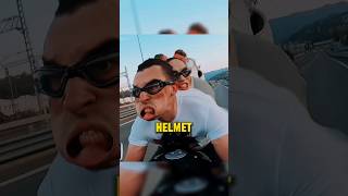 Bawa Motor Kelajuan 300Kmj Tanpa Helmet