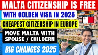 Malta Den Visa 2025 Malta Citizenship Is Free Move Malta With Family In 15 Day Big Changes