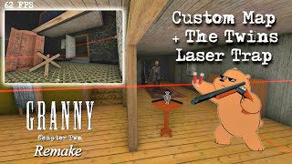 Granny Chapter Two Pc Remake - Laser Trap From The Twins + The Custom Map