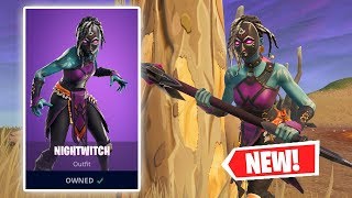 New Nightwitch Skin Gameplay In Fortnite