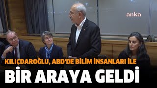 Kılıçdaroğlu, Abdde Bilim İnsanları Ile Bir Araya Geldi
