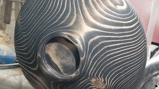 Woodturning Bowl Black And Natural
