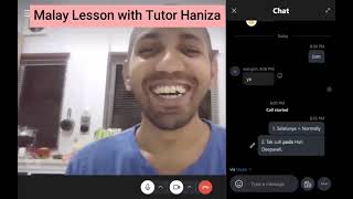 Sample - Reach Conversational Level In Bahasa Melayu In 3 Months Student Indra