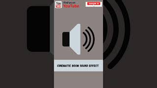 Cinematic Boom Sound Effect