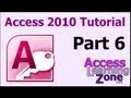 Microsoft Access 2010 Tutorial Part 06 of 12 - Entering Data, Part 1