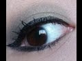 Smokey Forest Green eye makeup tutorial/カーキ系秋メイク