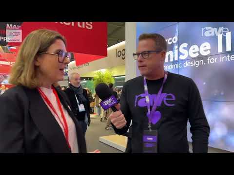 ISE 2024: Gary Kayye Gets a Booth Tour from Liesbet Soenens of Barco, and Here’s the ClickShare Bar