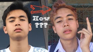 DIY NO BLEACH + TIPID HAIR COLOR | MARK ERASGA