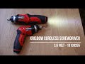 3.6 Volt Cordless Screwdriver with Extra Durability and Feature Rich - Krisbow Indonesia