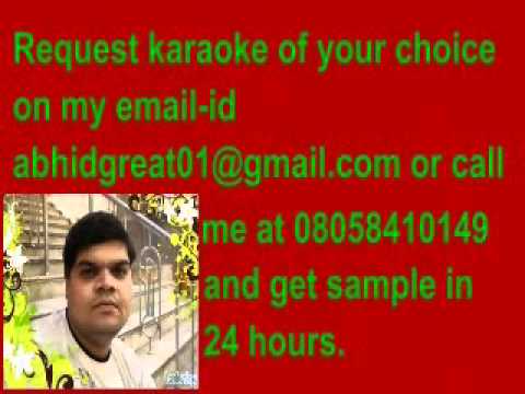 karaoke bhumbharo bhumbharo sham rang- mission kashmir.flv