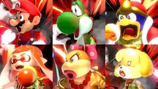 Super Smash Bros Ultimate - All Characters Stamina KO Deaths Animations
