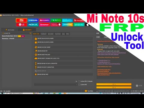 Redmi Note 10s FRP Unlock Unlock Tool | Mi Note 10s FRP Redmi Note 10s FRP Unlock Unlock Tool | Mi Note 10s FRP