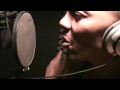 Ex-Homeless man with platinum voice, "Indio" stacking his lyrics in recording studio