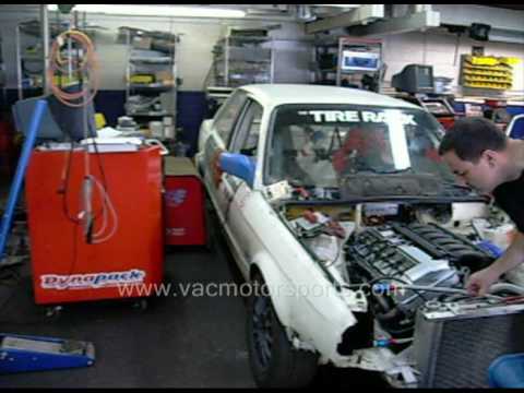 VAC Motorsports tuning an E30 Race Car w s52 Racing Engine on