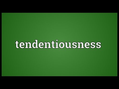 Header of tendentiousness