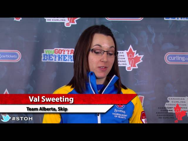 Media Scrum Draw 1 - 2014 Scotties Tournament of Hearts
