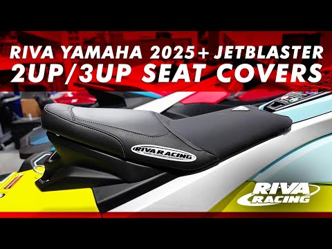 RIVA Yamaha 2025+ JetBlaster 3UP (All) Seat Cover Black with Silver Stitching RY5-215-1 RIVA Yamaha 2025+ JetBlaster 3UP (All) Seat Cover Black with Silver Stitching RY5-215-1