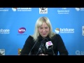 Kaia Kanepi semifinals press conference: Brisbane International 2012