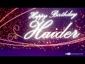 Haider #birthday #special #video #Haider #wishes