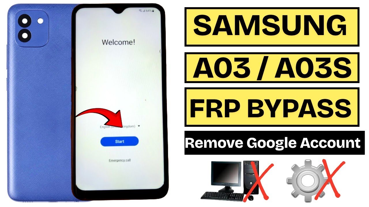 Samsung A03 / A03s FRP Bypass 2025 — Remove Google Samsung A03 / A03s FRP Bypass 2025 — Remove Google