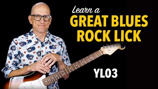 Sweet Blues Rock Lick - Learn with free TAB - YL03
