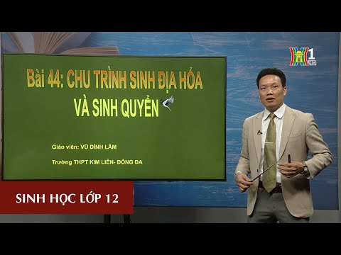 MÔN SINH HỌC - LỚP 12 | BÀI 44: CHU TRÌNH SINH ĐỊA HÓA VÀ SINH QUYỂN | 14H30 NGÀY 25.04.2020