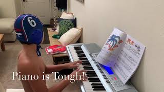 Piano is tough, this is Water Polo Tough