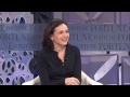 Sheryl Sandberg and Fox News Anchor Megyn Kelly discuss tech | Full Interview Fortune MPW