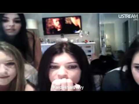 Kendall Jenner Ustream on Kendall   Kylie Jenner Calling Kim Kardashian During Their Ustream