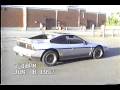 Pontiac Fiero GT 1987 Burnout, Cool!