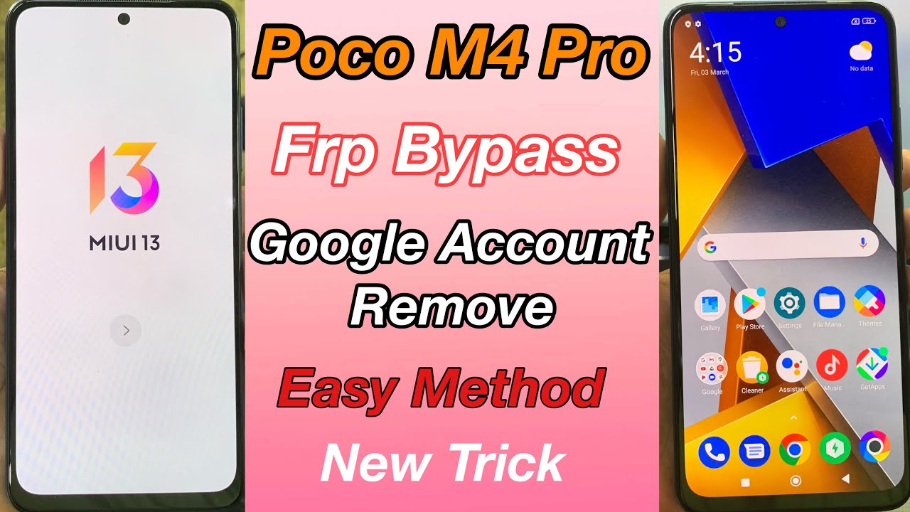 Poco M4 Pro MIUI 13 Frp Bypass Without Pc | Bypass Poco M4 Pro MIUI 13 Frp Bypass Without Pc | Bypass