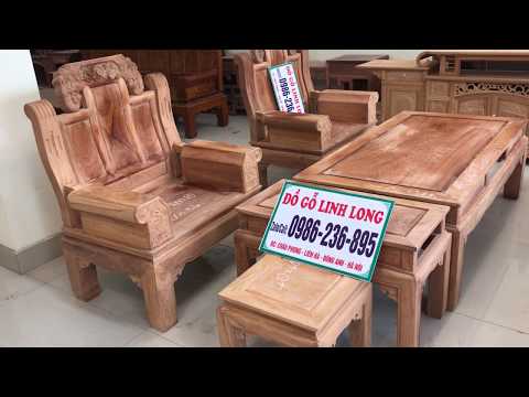 19,8tr Bộ Bàn Ghế Âu Á tay Hộp tai voi ĐẸP VÀ RẺ NHẤT BẠN TỪNG XEM | ĐỒ GỖ LINH LONG 0986236895