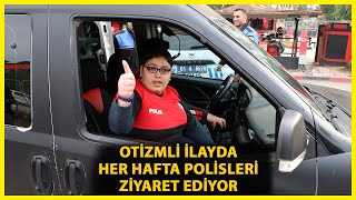 Otizmli Yüzücü İlayda’nın Polis Sevgisi