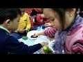 Hoạt động tạo hình: Làm các con vật bằng lá cây