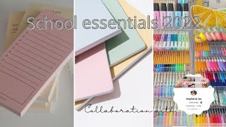 Must Have School Essentialscollaboration Wstephanie Lee