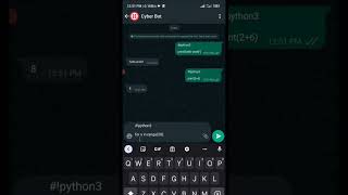 Run Python Program On Whatsapp Python Coding Status