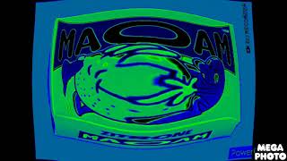 Green Blue Gummy Bear Deep Voice Fisheye Warped Black