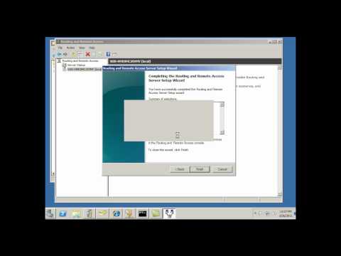 Install & Configure Remote Access Server for VPN in Server 2008 - Part 1