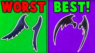 RANKING EVERY 'WINGS' BACKBLING FROM WORST TO BEST! (best fortnite backbling ranked)