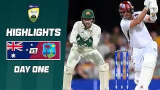 Australia v West Indies | Second Test | Day 1