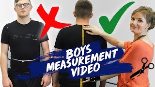 MALE MEASURING || Behind The Seams!