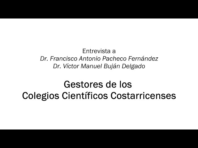 Watch #30añosSNCCCR - Entrevista a Don Francisco Pacheco F. y Don Víctor Buján D. on YouTube.