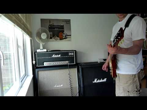 Shoot out: Celestion Greenbacks vs Vintage 30's with a Marshall AFD100 and 1960 Les Paul