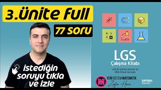Lgs Çalışma Kitabı Sayısal 3.Ünite Örnek Sorular Matematik Full Tek Video Çözümleri 2023